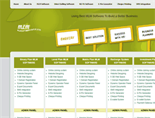 Tablet Screenshot of mlmsoftwarejaipur.com