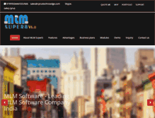 Tablet Screenshot of mlmsoftwarejaipur.in